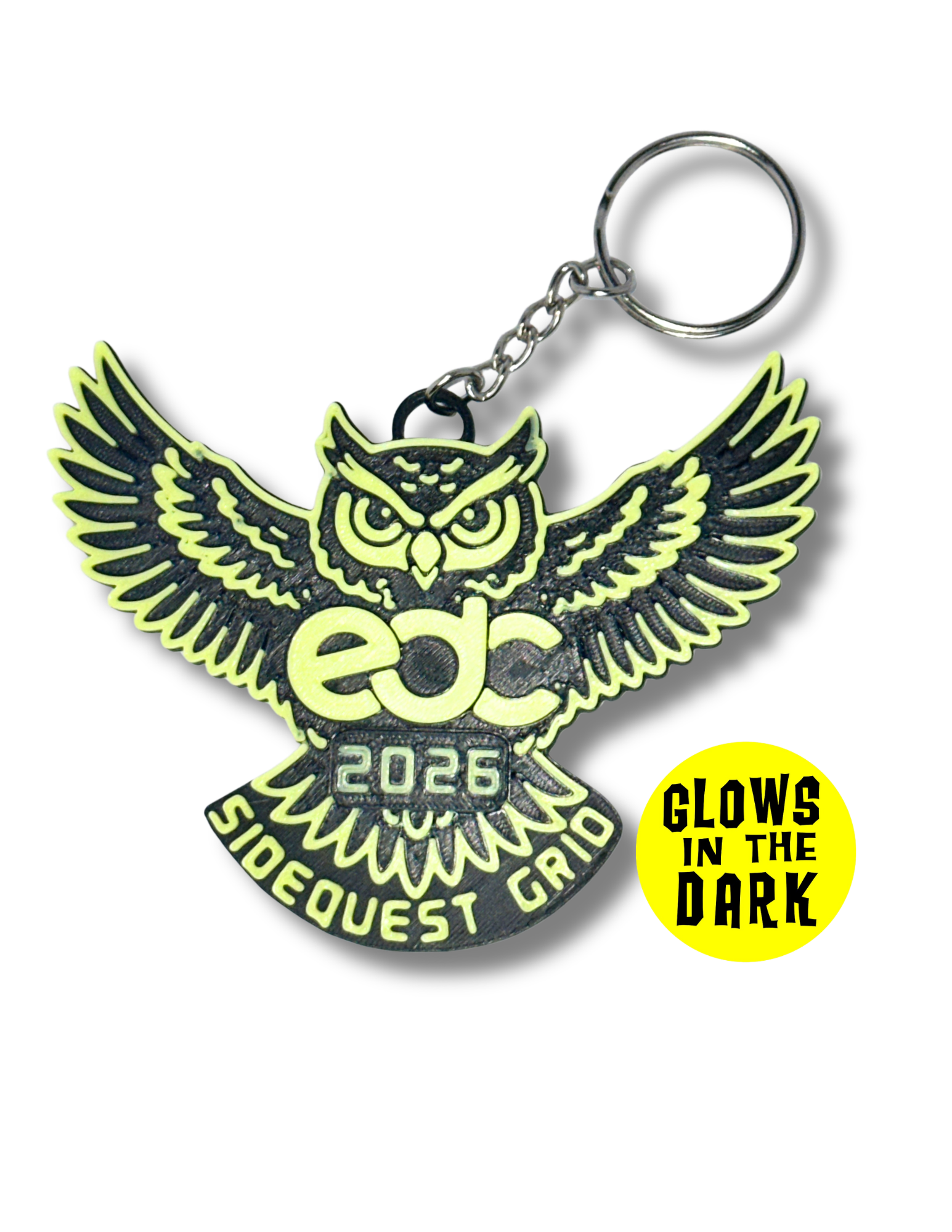 EDC Las Vegas 2026 Keychain – SideQuest Grid