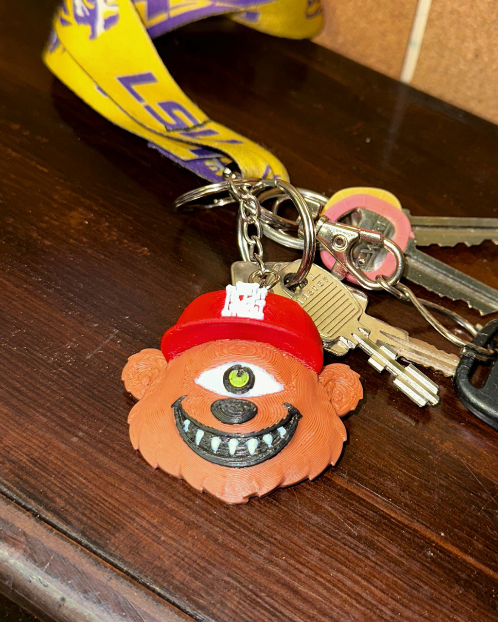 Griztronics 2026 3D Bearclops Keychain