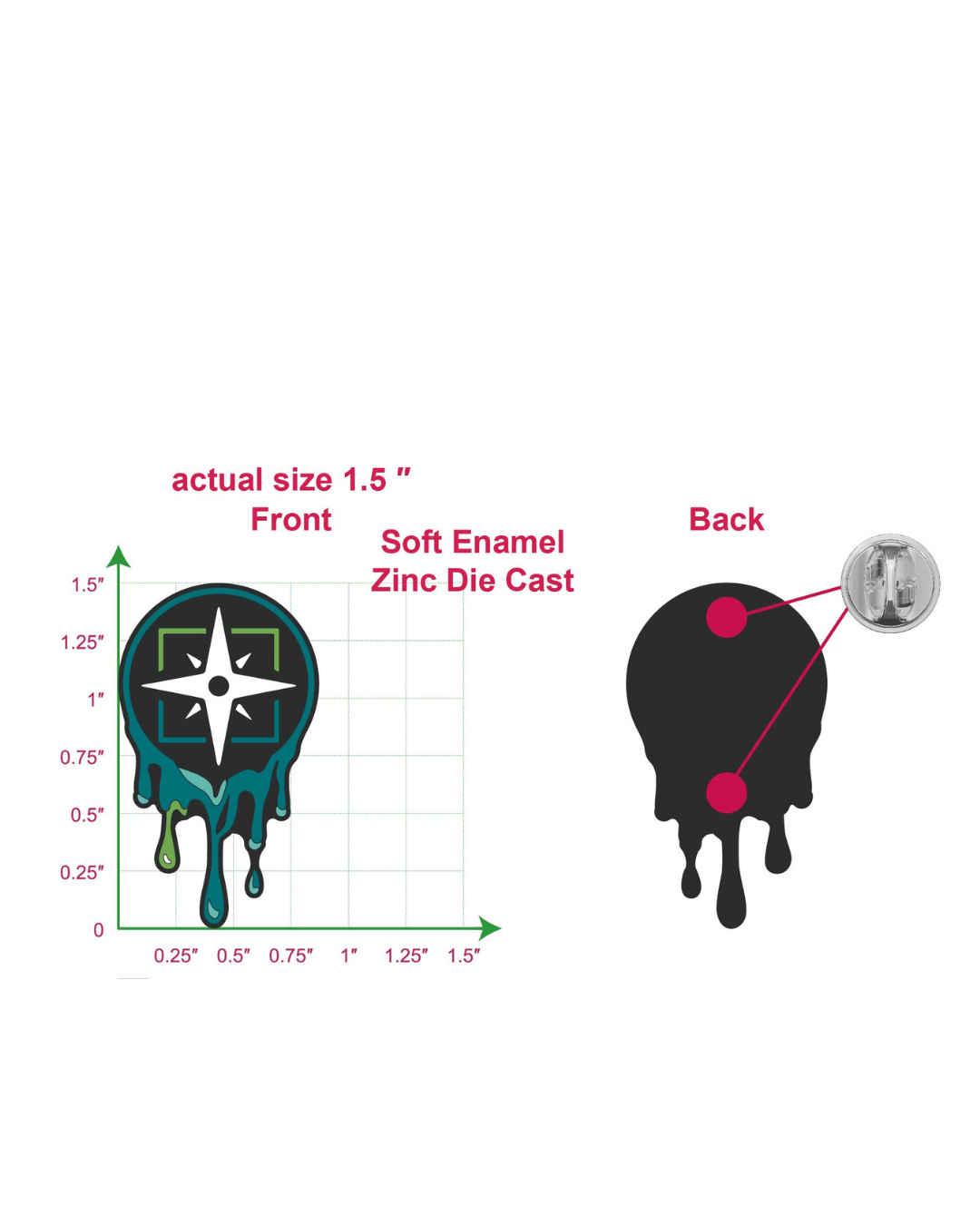 Wandering Order Membership Pin