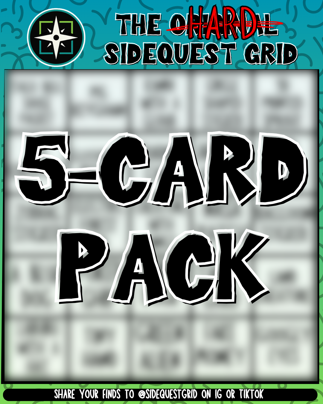 The HARD SideQuest Grid (5-pack)