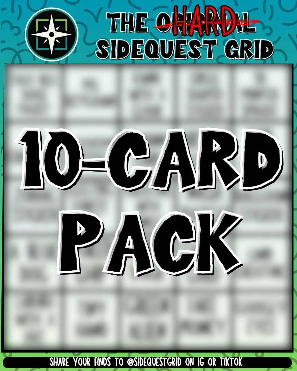 The HARD SideQuest Grid (10-pack)