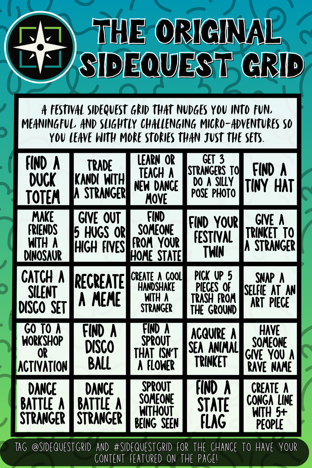 The Original SideQuest Grid (10-pack)