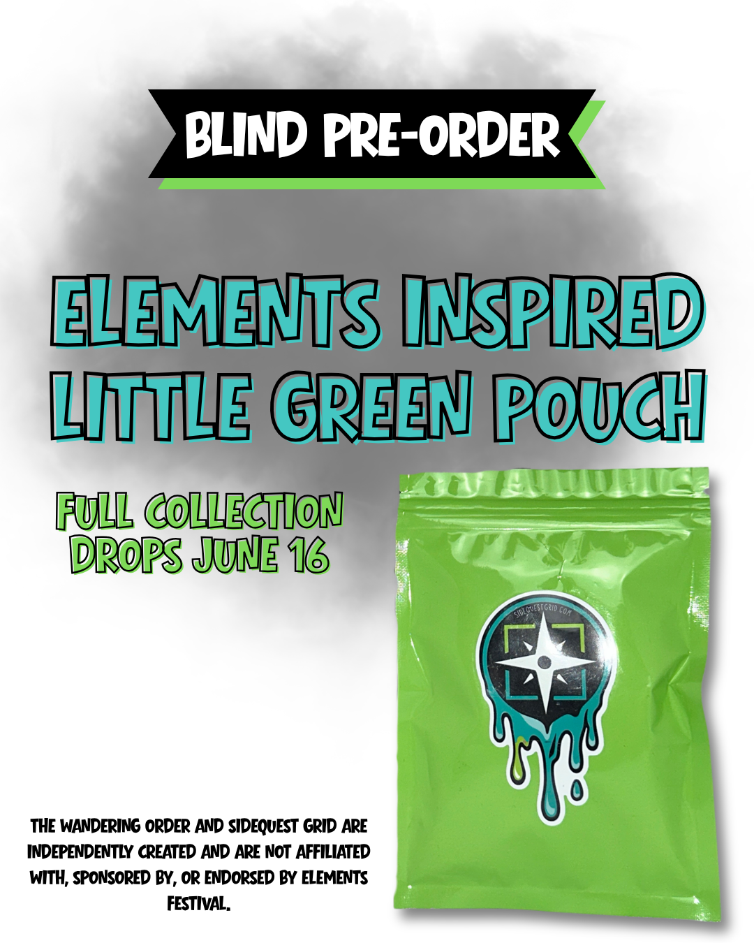Elements Inspired Little Green Pouch (Blind Pre-Order)