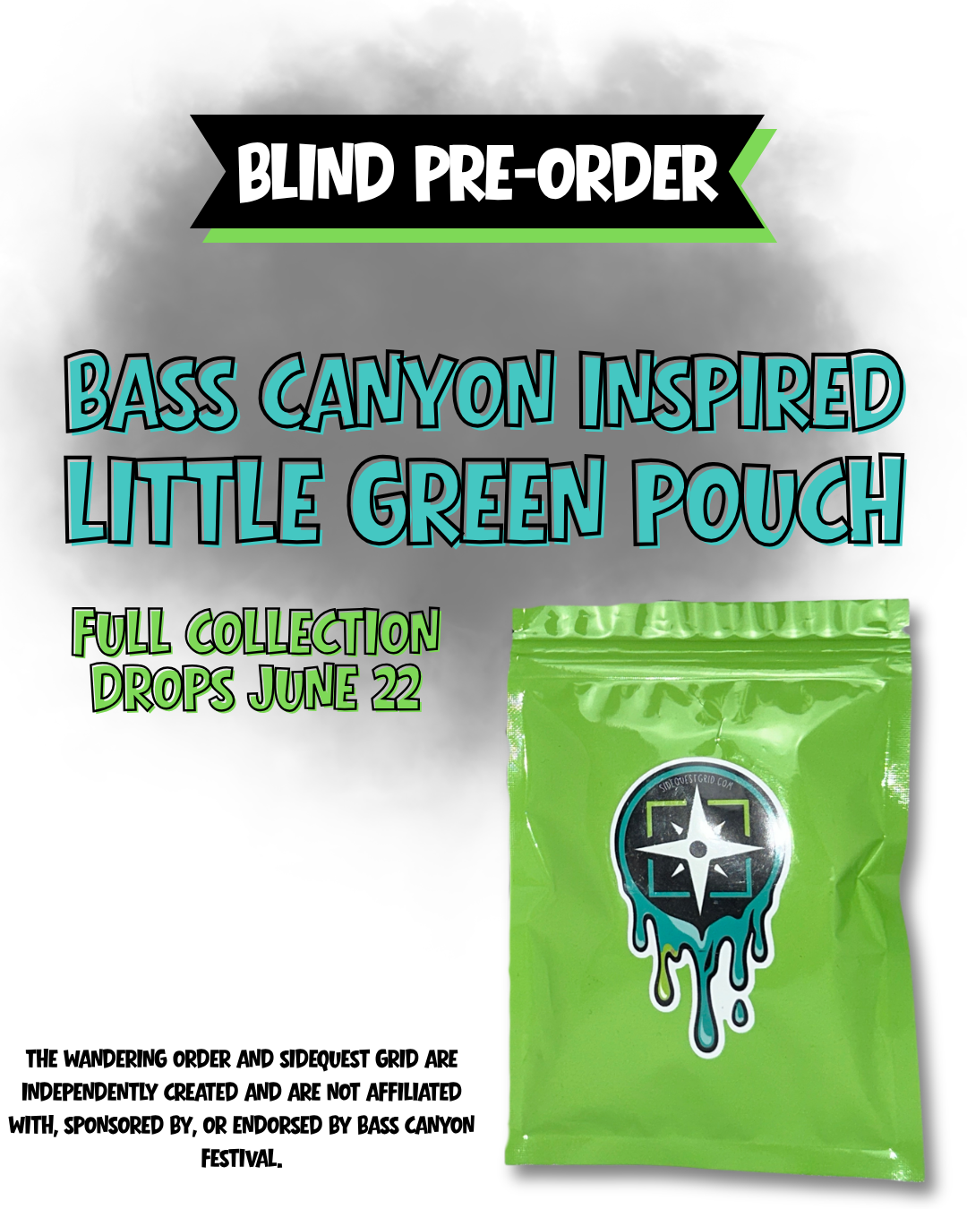 Bass Canyon Inspired Little Green Pouch (Blind Pre-Order)