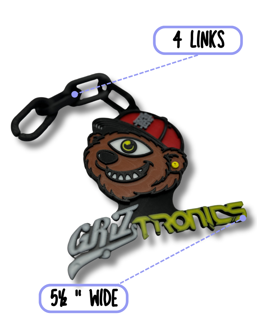 Griztronics Bag Tag (LE 25)