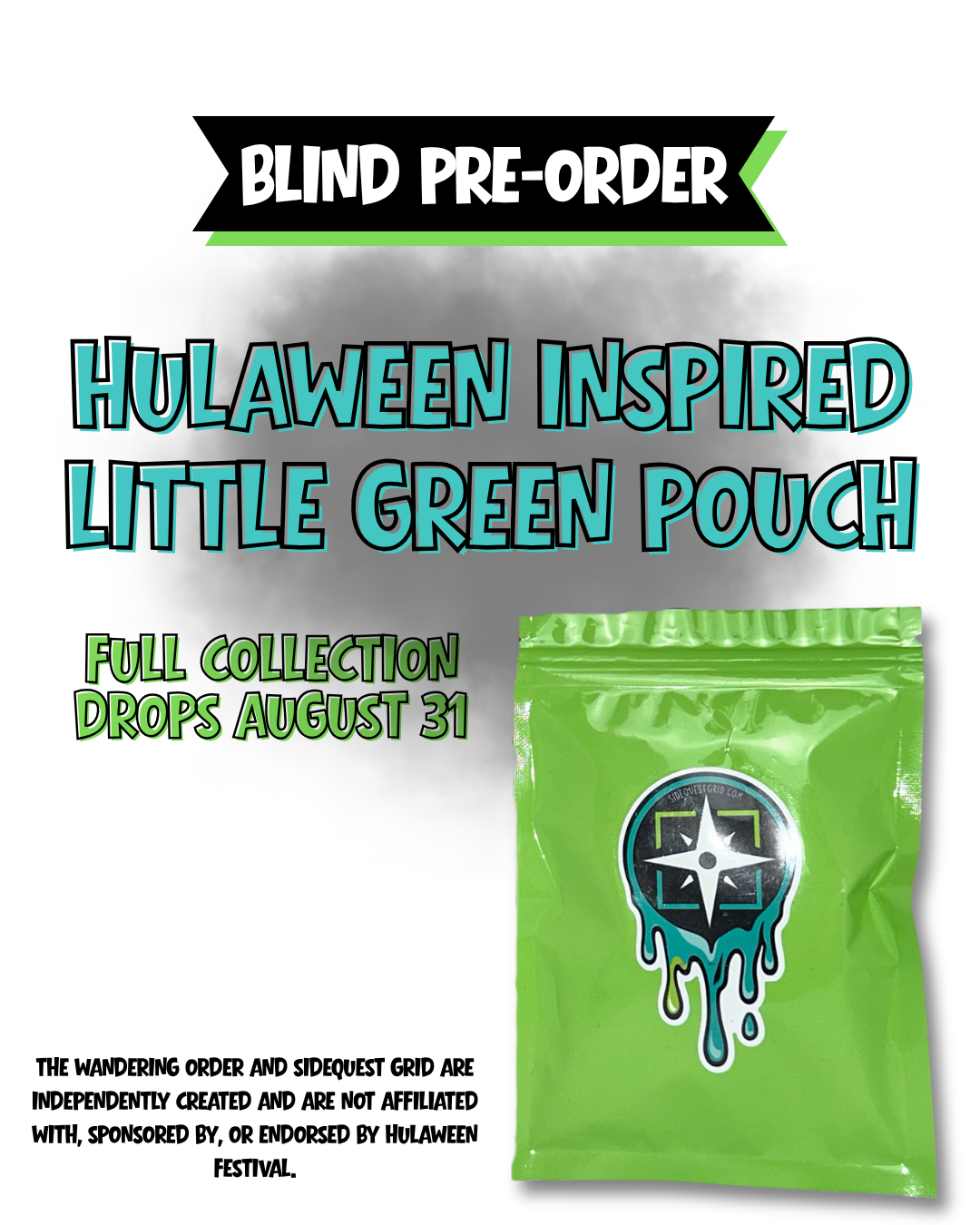 Hulaween Inspired Little Green Pouch (Blind Pre-Order)