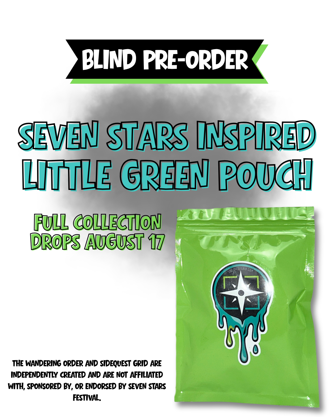 Seven Stars Inspired Little Green Pouch (Blind Pre-Order)