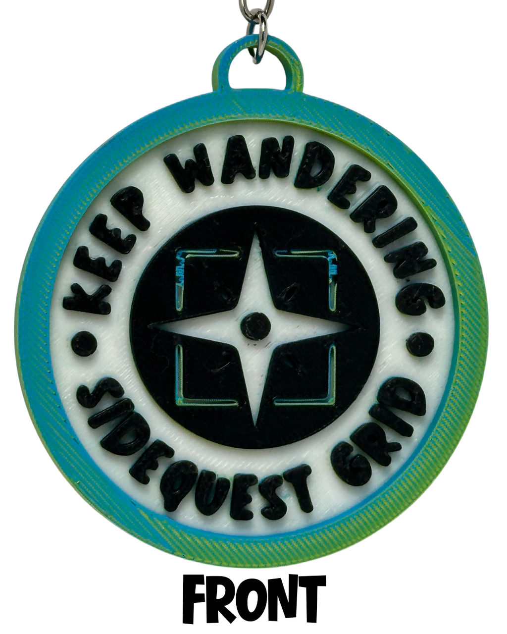 SideQuest Grid Keychain