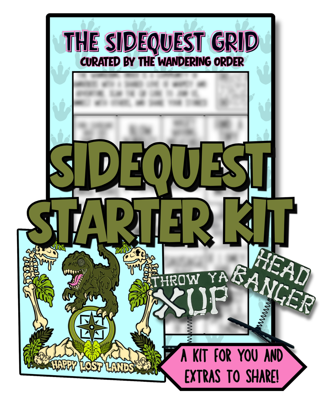The SideQuest Starter Kit: PREHISTORIC Edition