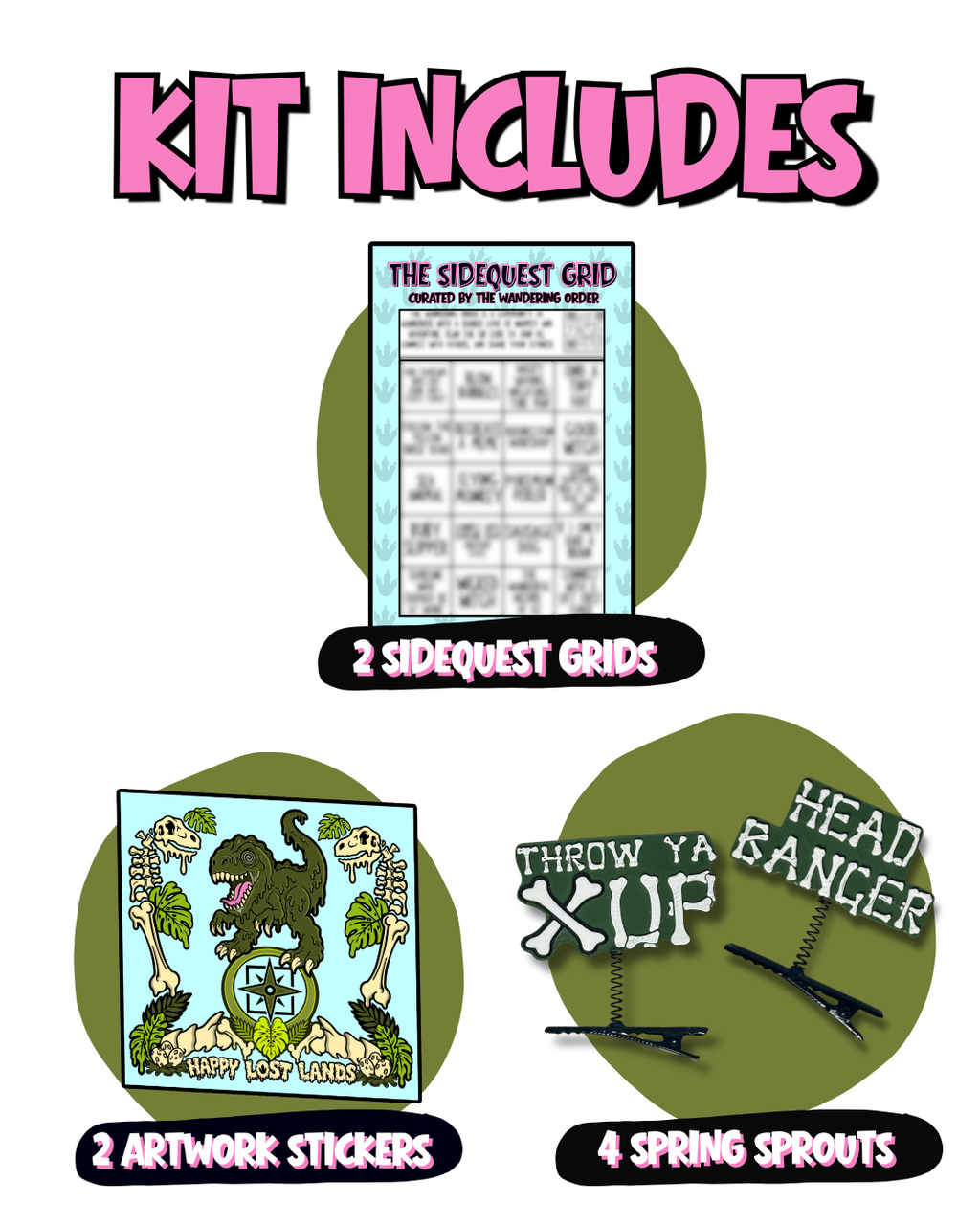 The SideQuest Starter Kit: PREHISTORIC Edition