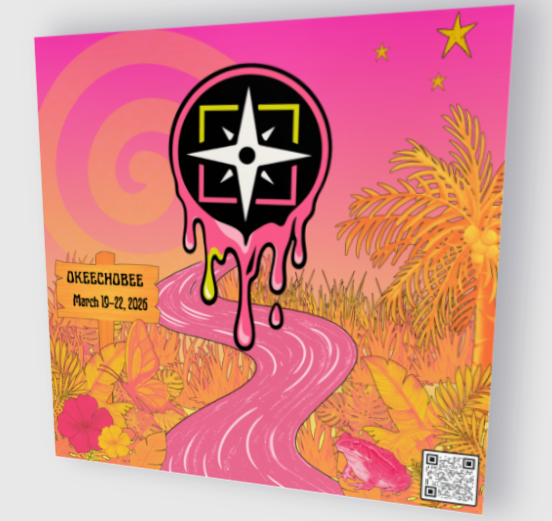 OkeeChobee Artwork Sticker