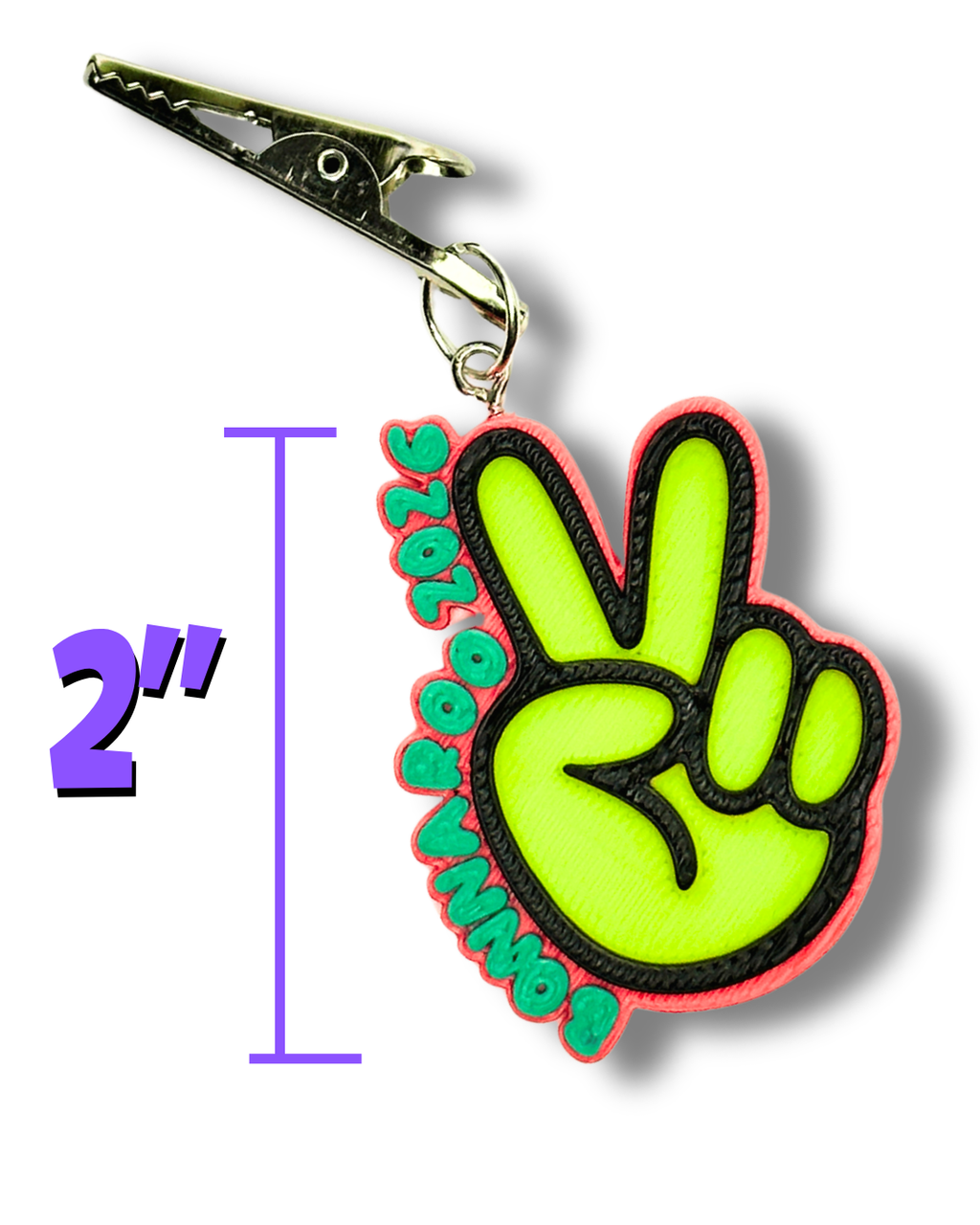 Roo Good Vibes Hat Clip