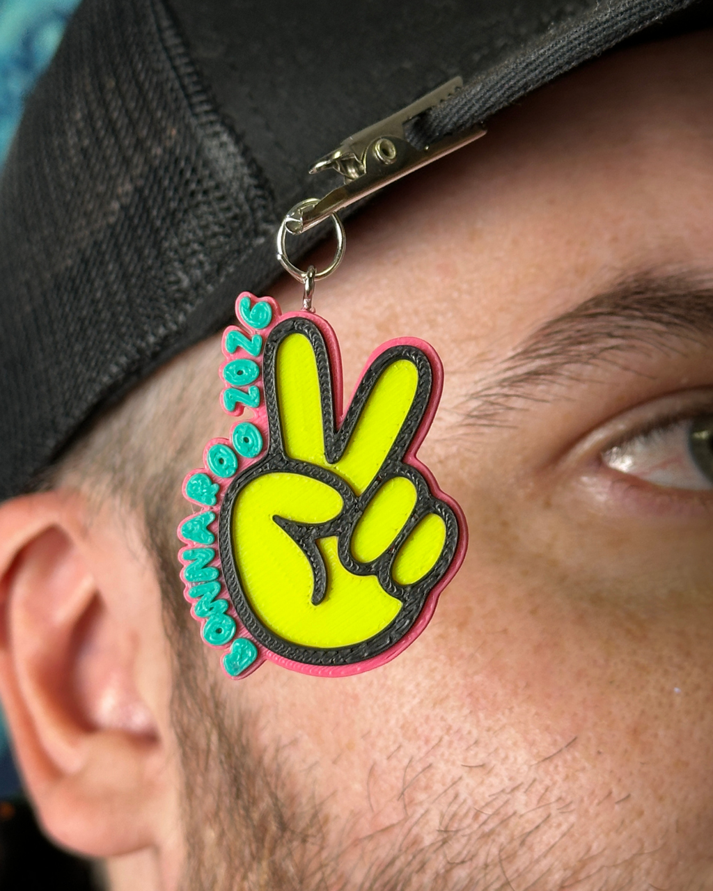 Roo Good Vibes Hat Clip