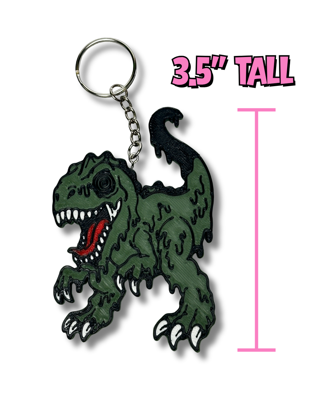 PREHISTORIC Dino Keychain Trinket