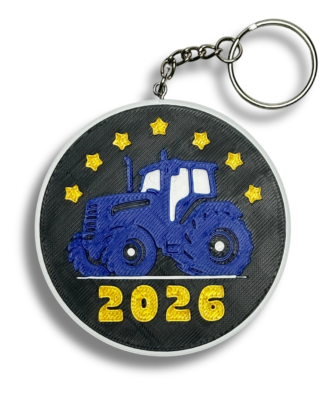 Tractor Keychain Trinket