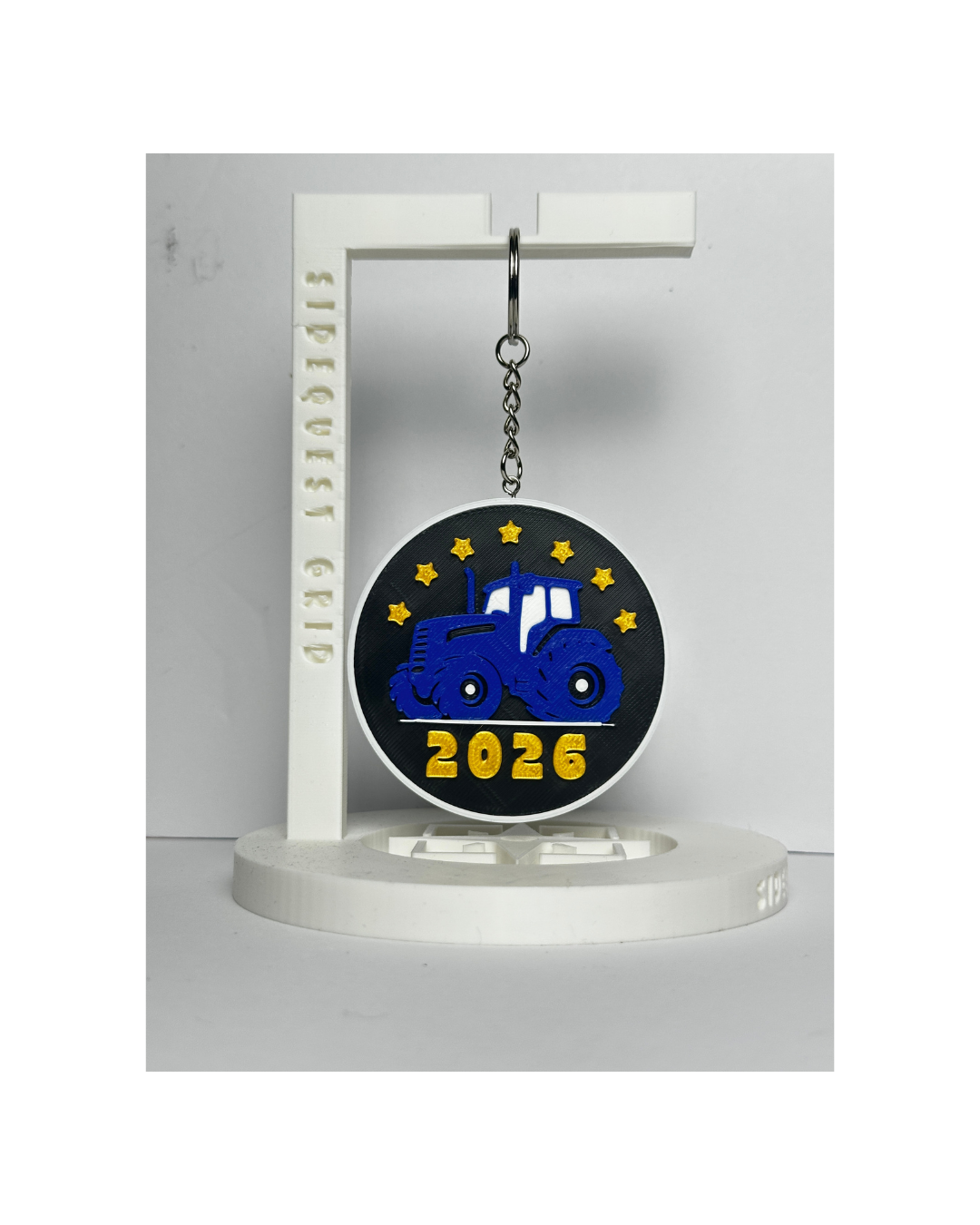 Tractor Keychain Trinket