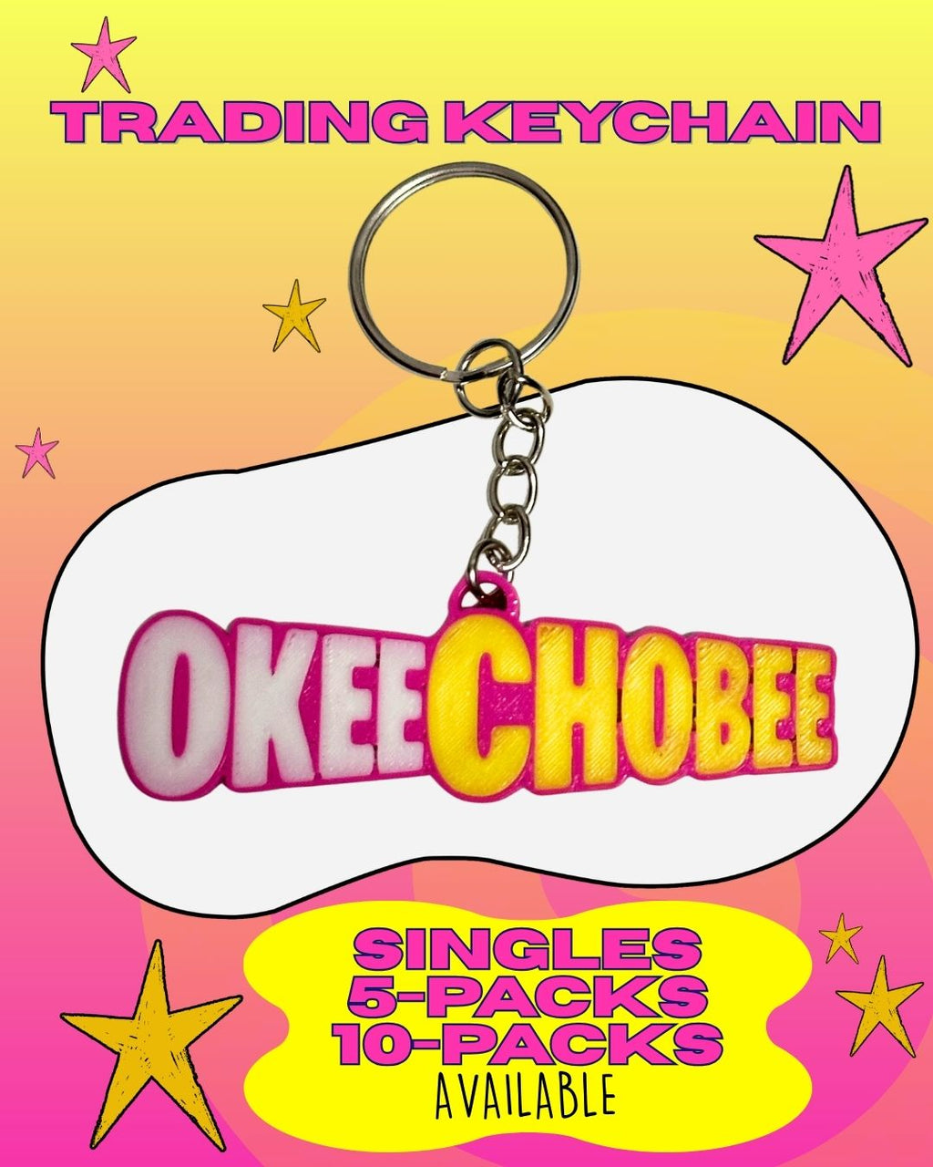 Okeechobee 2026 Trading Keychain