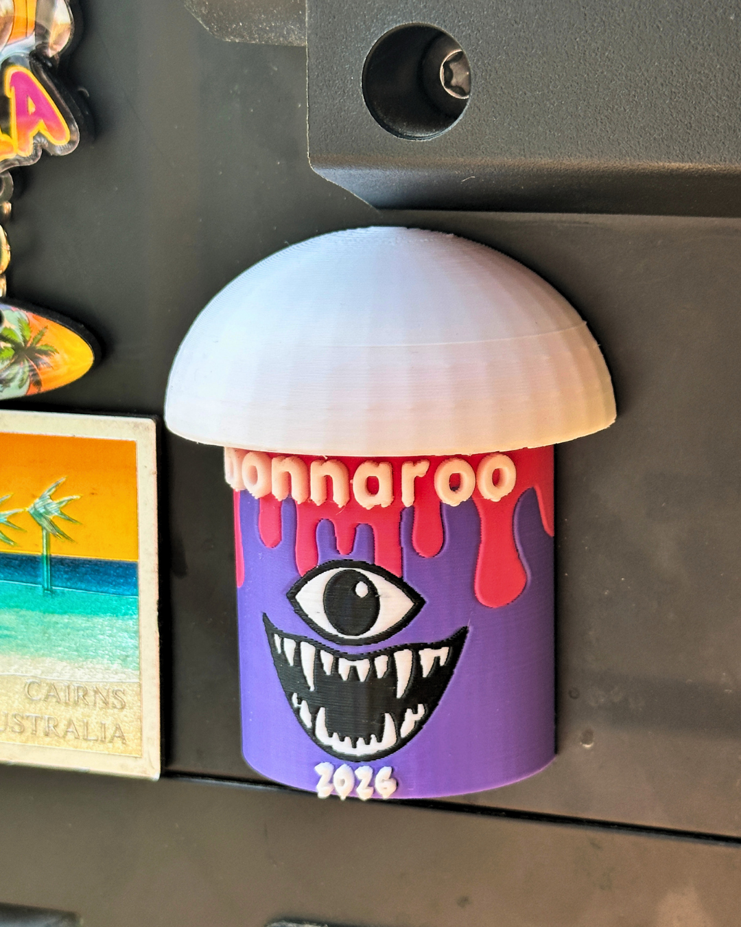 The Mushroom Fountain 3D Magnet (Limited Edition-Only 25)