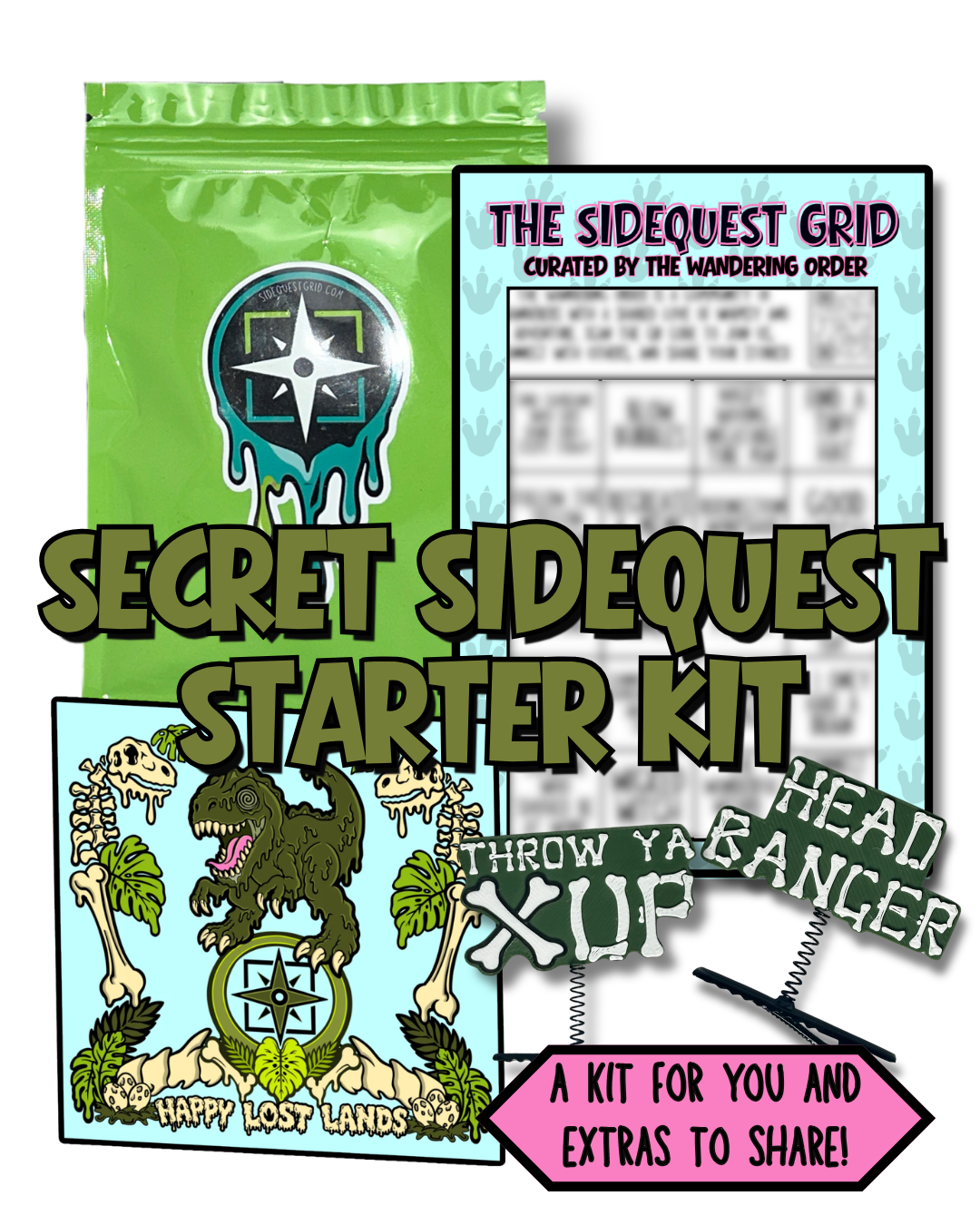 The Secret Sidequest Starter Kit: PREHISTORIC Edition
