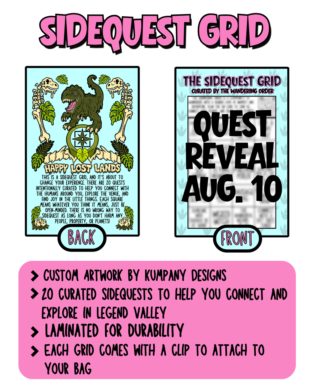 The SideQuest Starter Kit: PREHISTORIC Edition