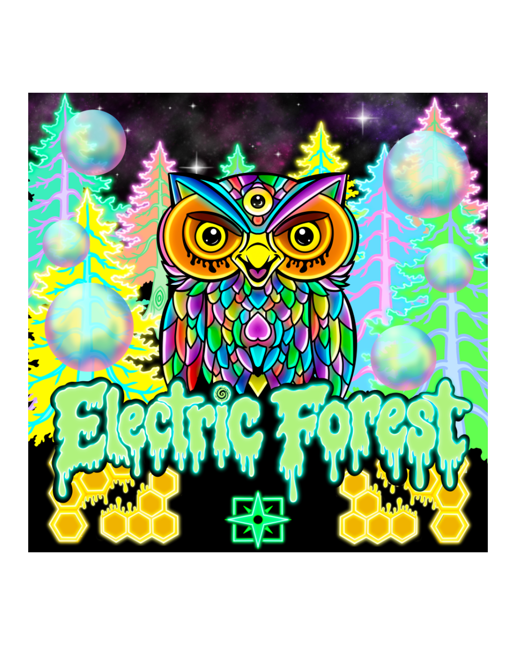 The Forest Artwork Sticker