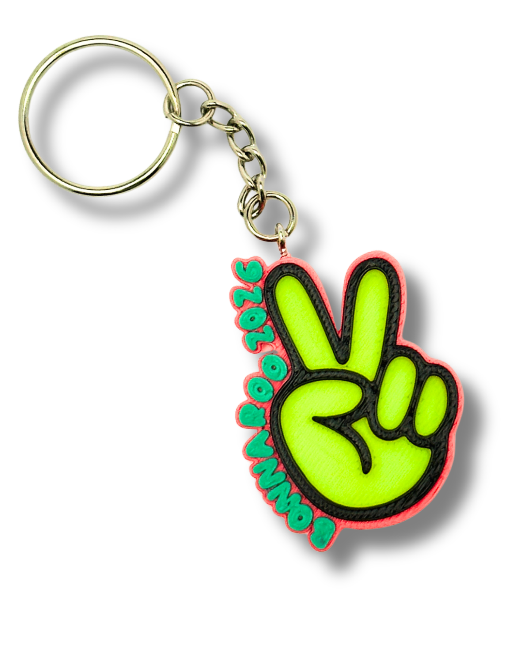 Roo 2026 Good Vibes Keychain